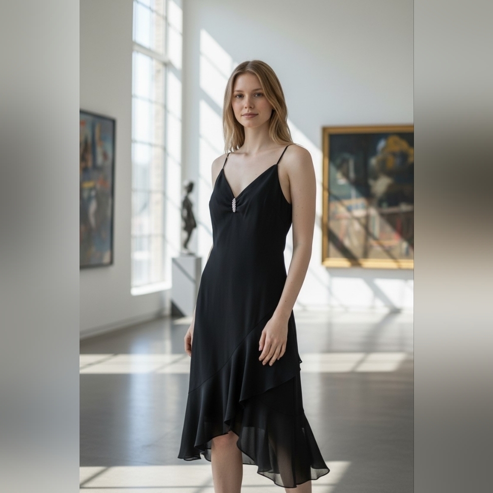 Elegant Black Evening Dress